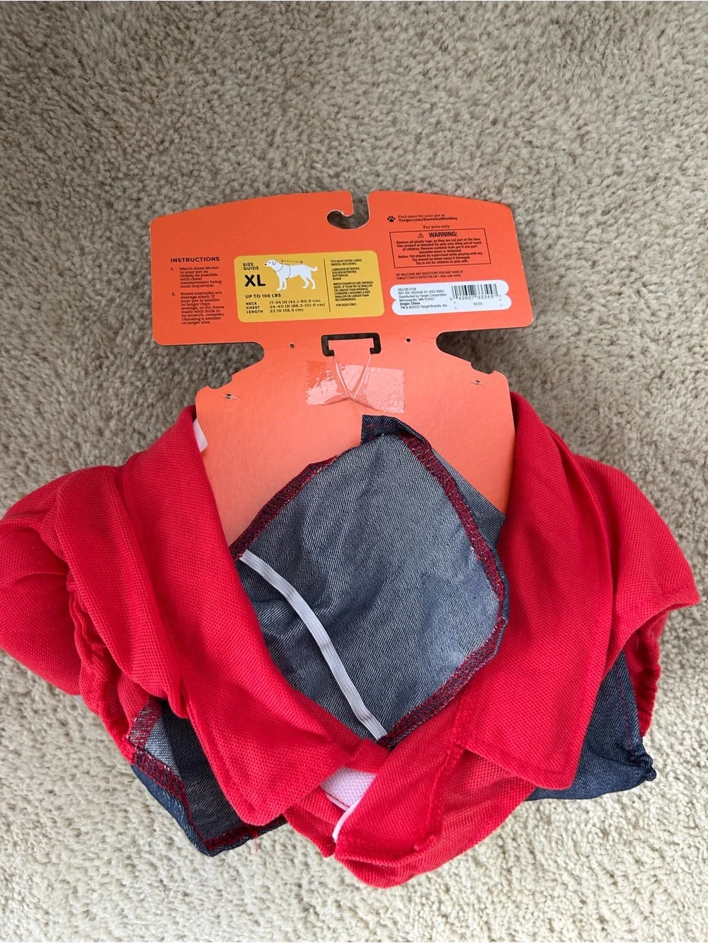 Boots & Barkley Target Pet Costume with Plush Accessory